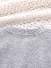 Boys Grey Cartoon Print Sweatshirt
