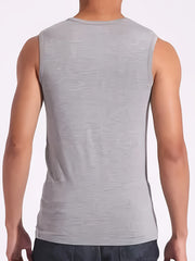 Men's Solid Tank Top Quick Dry Sleeveless Shirt for Summer Outdoor