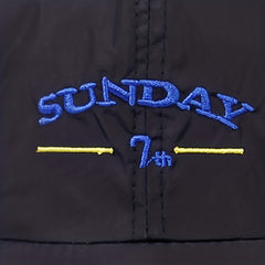 Sunday 7th Embroidery Baseball Cap Mesh Breathable Summer Dad Hat