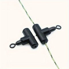 6pcs T Swivel Ring Anti-winding Fishing Rolling Connectors