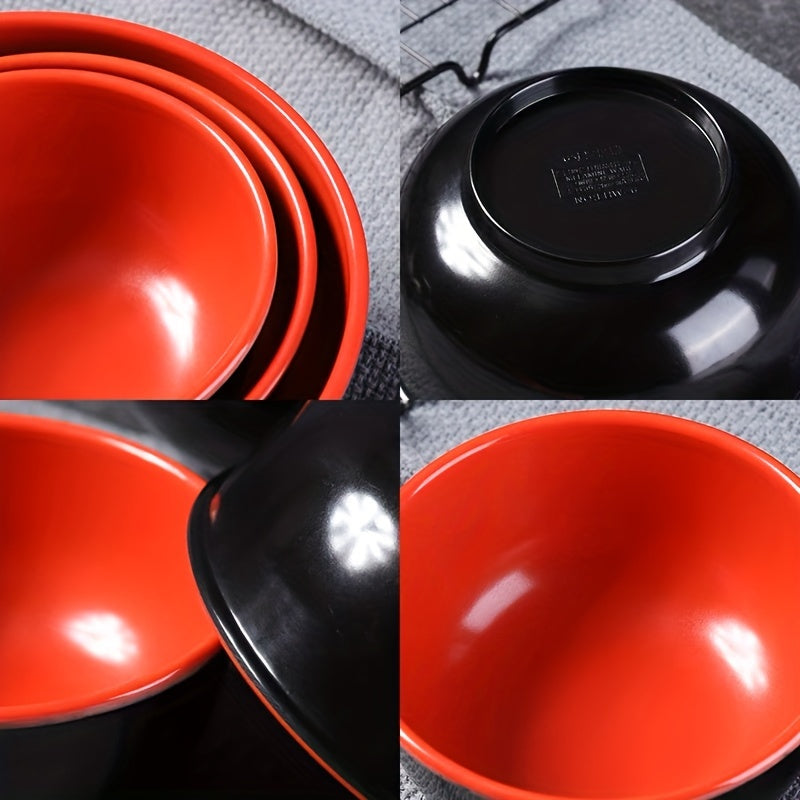 Anti Rust Double Colors Porcelain Bowl for Camping Picnic