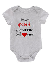 Newborn Infant Short Sleeve Romper Bodysuit for Baby Girls
