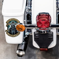 Old Man With A Motorcycle 15 24 Cm Decal For Vehicle