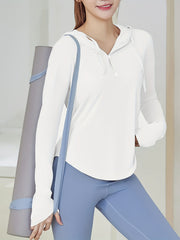 Teen Quick Dry UV Protection Hoodie Top
