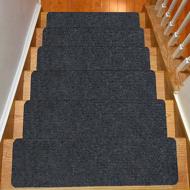 15pcs Stair Treads Non Slip Indoor Carpet Runners For Wood Steps