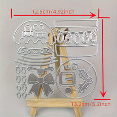Christmas Santa Claus Metal Cutting Dies for Scrapbooking Craft Stencil