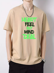 Men's Graphic Crew Neck Active T shirt for Summer