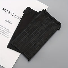 1pc Glasses Bag Protective Sleeve Bag Mirror Cloth Sunglasses Bag For Men