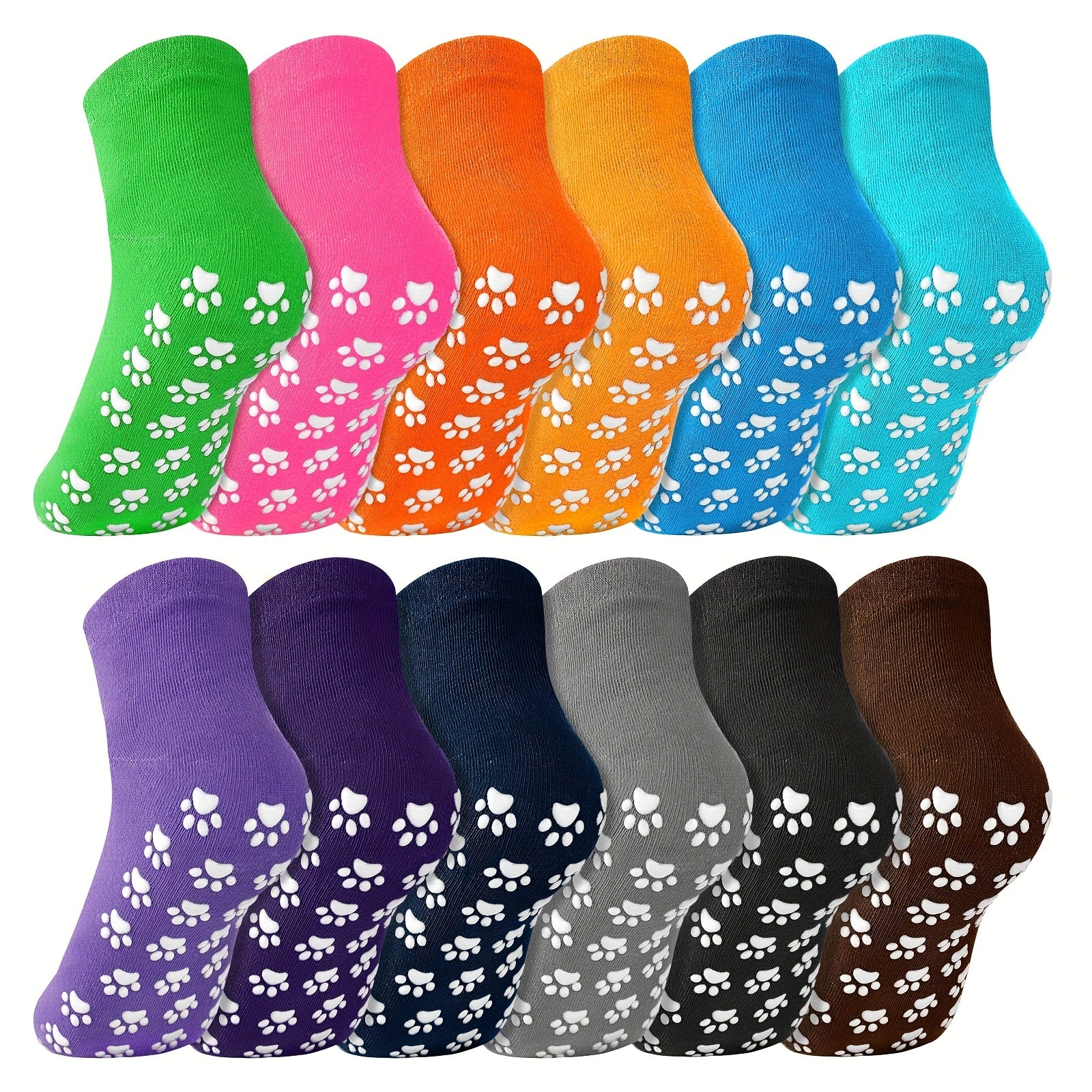 Non Slip Yoga Socks With Silicone Padded Bottom