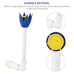 Adjustable Waterfall Pool Fountain Spray Above & In Ground Swimming Pool Waterfa
