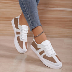 Women's Lightweight Lace-Up Mesh Sneakers for Casual Running