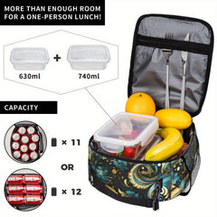 Personalized Insulated Lunch Bag - Travel Picnic Essential