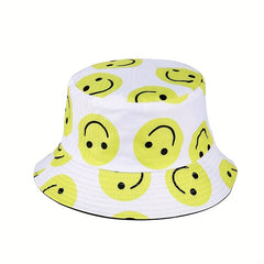Men's Happy Face Sunshade Bucket Hat