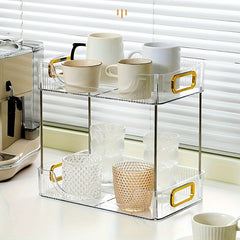 Kitchen Food Storage Rack Shelf Organizer Large Capacity Desktop
