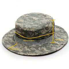 Camouflage Round Brimmed Hats Outdoor Combat Training Fisherman Hats
