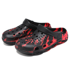 Graffiti Comfortable Clogs Garden Shoes Casual Non slip Sandals Lightweight Slid