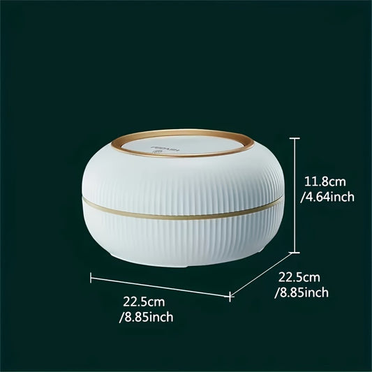 Anti Odor Wastebasket With Lid Press Type Desktop Paper Basket
