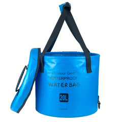 20L Foldable Bucket With Lid Portable Folding Bucket Washbasin