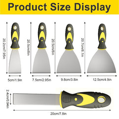5pcs Caulk Remover Tools Kit Grout Removal Sealant Finishing Glue Scraper Tool