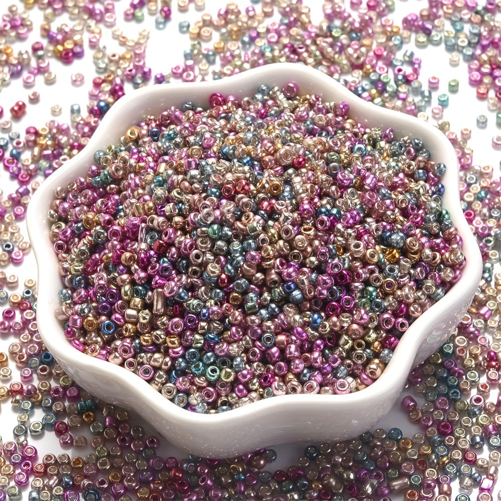 1000pcs Glass Seed Beads Bohemian Metal Czech Rice Beads DIY Jewelry Making