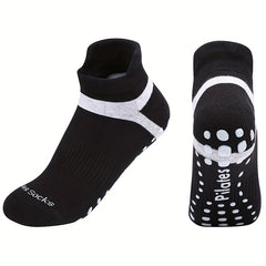 Women's Non-slip Yoga Socks Breathable Medium Tube Dance Training Socks