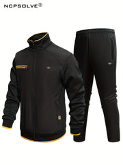Men's Sports Suit: Jacket & Breathable Pants