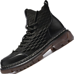 Men's Chelsea Boots Breathable Casual High Top Shoes