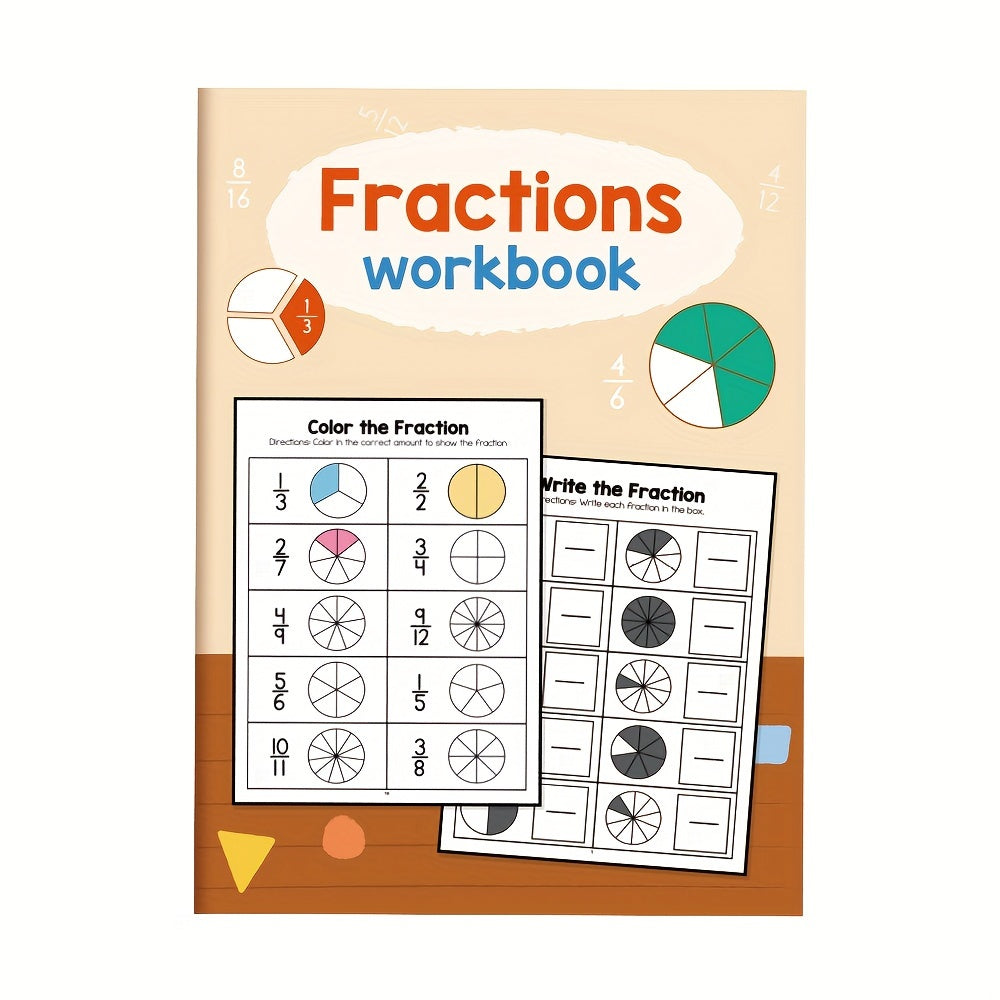 LACHILLY Math Workbooks: Fractions Learning Fun