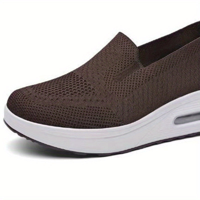 Women's Air Cushion Slip On Sock Shoes Casual Walking Shoes