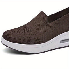 Women's Air Cushion Slip On Sock Shoes Casual Walking Shoes