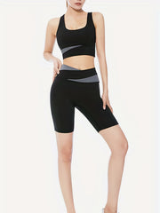 High Waist Yoga Set Gym Clothing Tracksuit Gym Set Fitness Suit