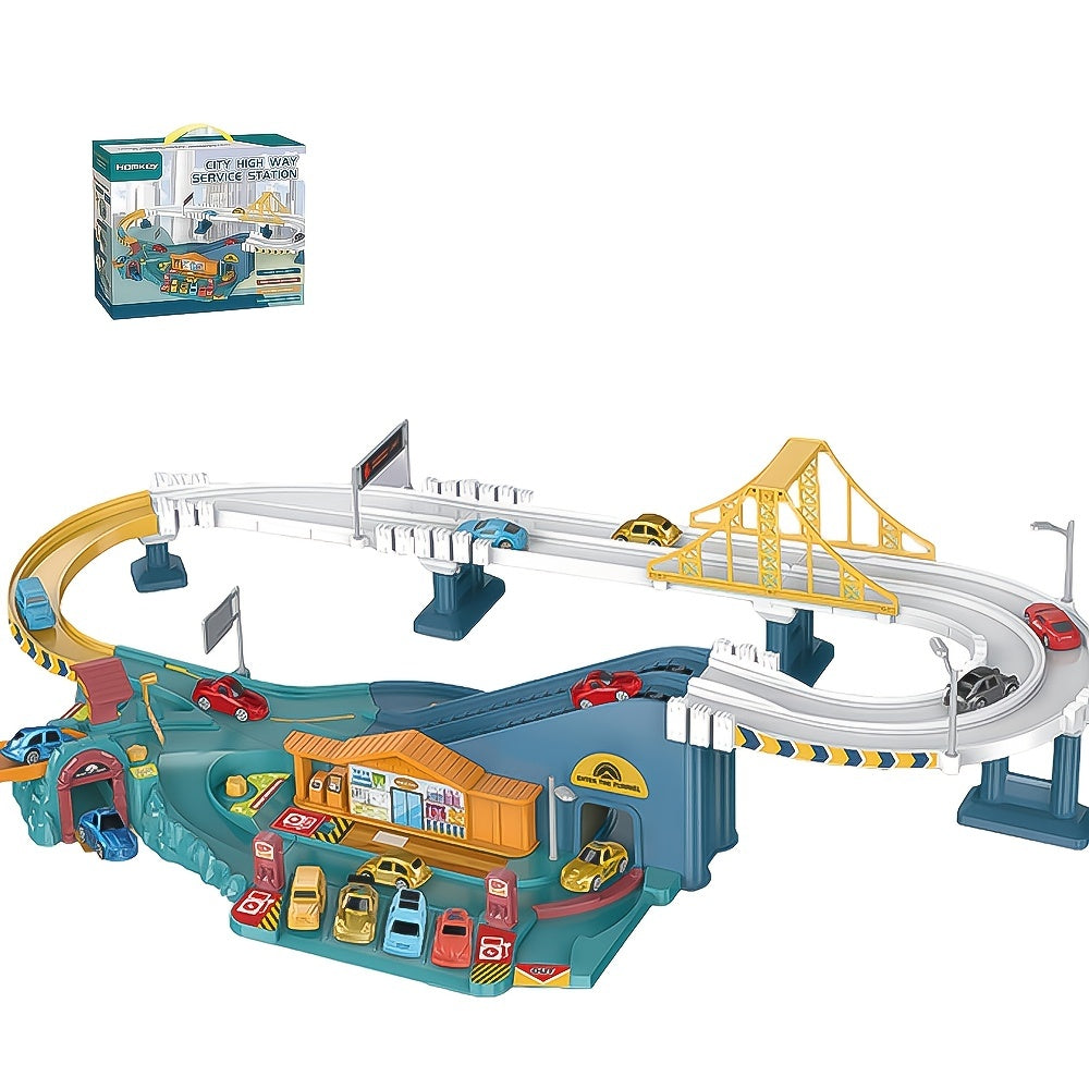 Dino Island Railcar Playset with Ferris Wheel and Music