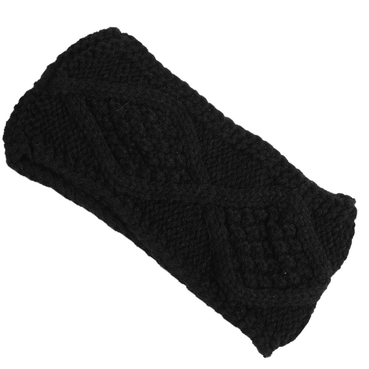 Knitted Headband Women Winter Boho Classic Cable Bow Turban Headband