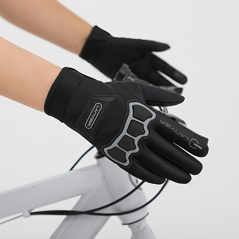Thick Warm Windproof Cycling Gloves Touch Screen Fitness Gloves