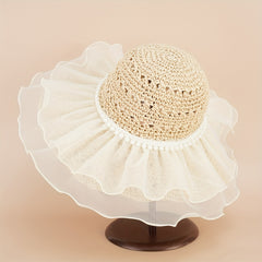 Lace Big Brim Hat Summer Beach Sun Protection Sun Hat
