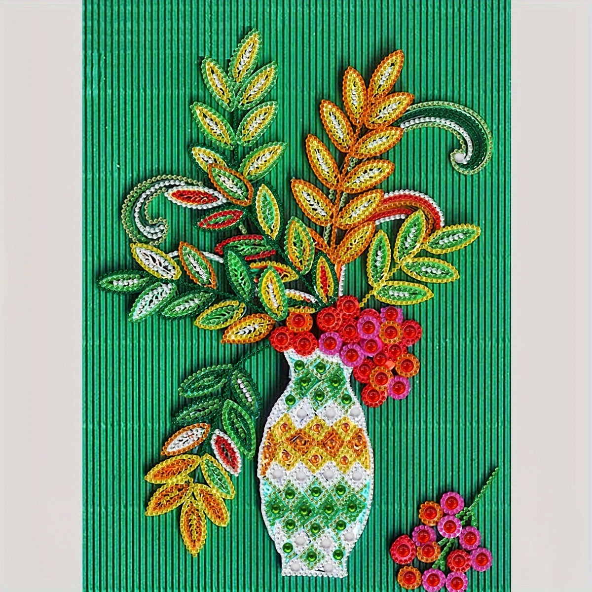 1pc Flower Diamond Painting Kit For Beginner DIY 5D Diamond Art Kit Home