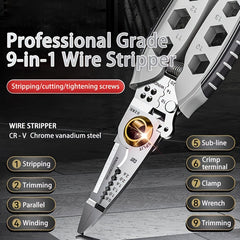 Wire Stripper Multifunctional Cable Cutter Pliers