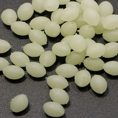 100 Pieces Oval Luminous Fishing Lures Fishing Beads