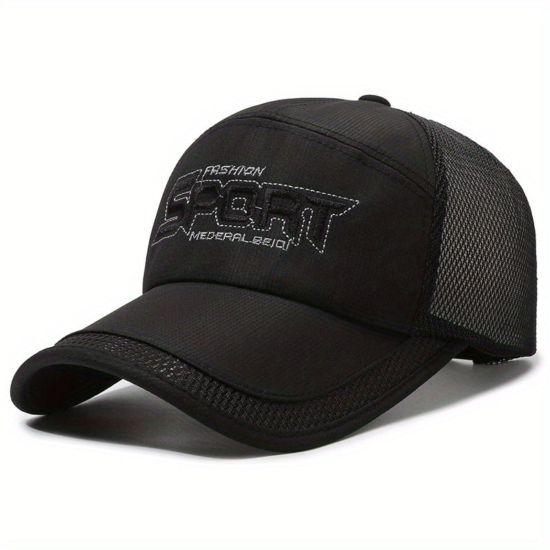 Summer Men's Baseball Cap Outdoor Sun Hat Mesh Cap