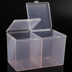 Transparent Nail Care Towel Storage Box