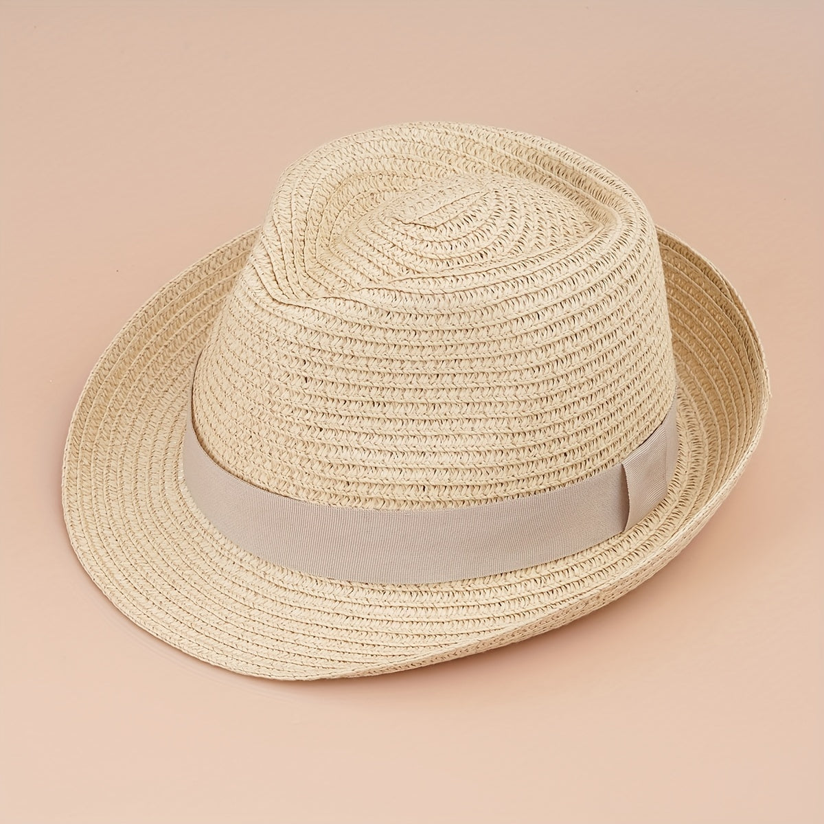 Straw Hat Summer Men's And Women's Beach Hat British Jazz Hat Top Hat