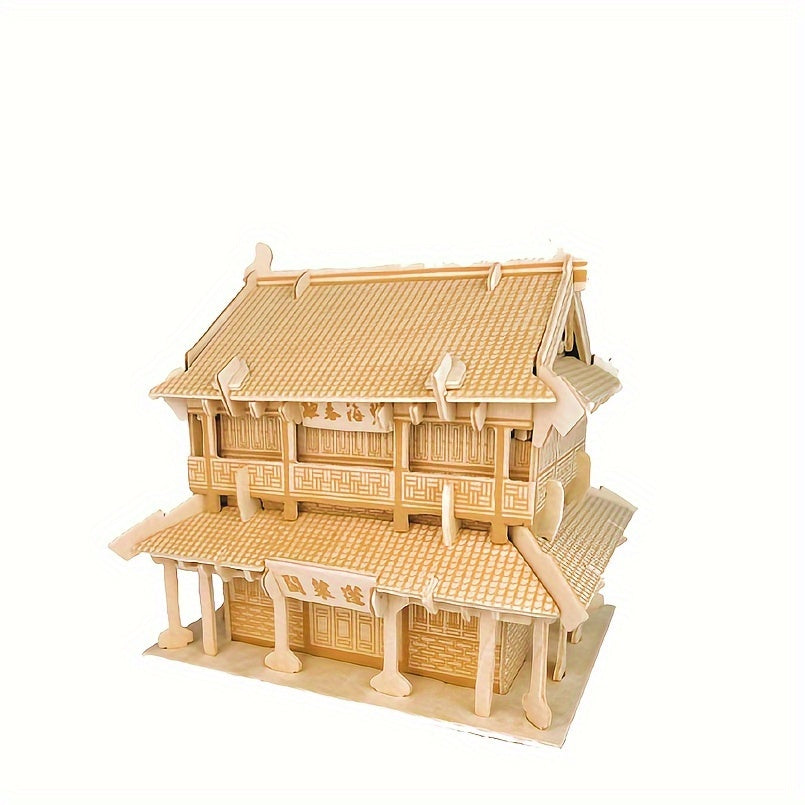 3D Wooden Puzzle Model Stamp Simulation Gift