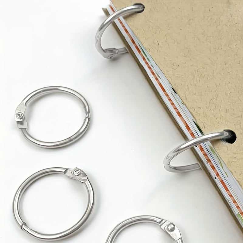 30pcs Assorted Sizes Binder Rings - 15 x 2.54cm, 10 x 3.81cm, 5 x 5.08cm