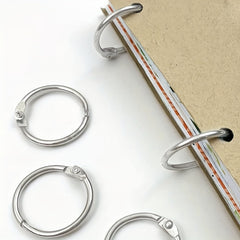30pcs Assorted Sizes Binder Rings - 15 x 2.54cm, 10 x 3.81cm, 5 x 5.08cm