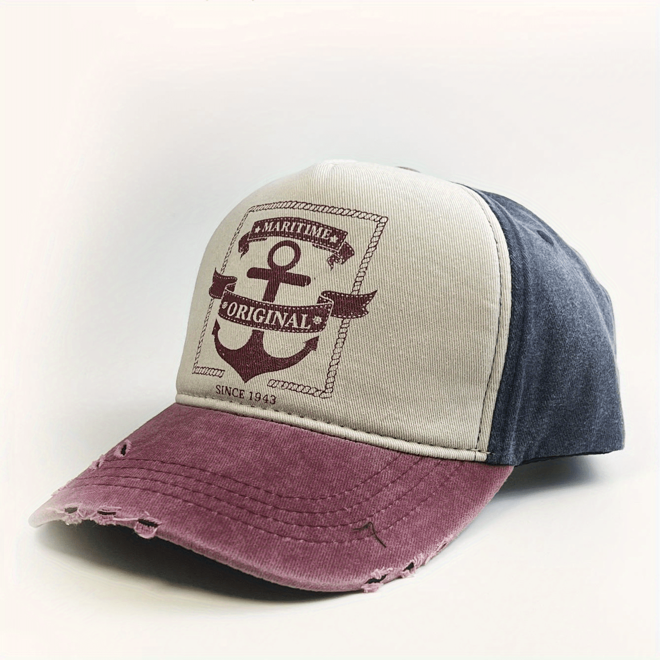 Outdoor Denim Printed Sunshade Baseball Cap