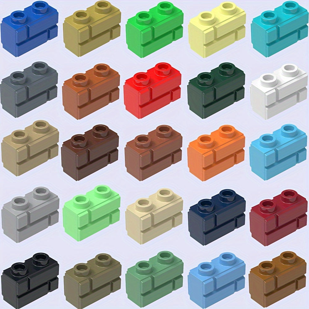 Christmas Building Blocks 20pcs Set Mixed Colors ABS Material DIY Toys