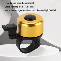 Alloy Mountain Bike Bell Flat Bell Aluminum Bicycle Bell