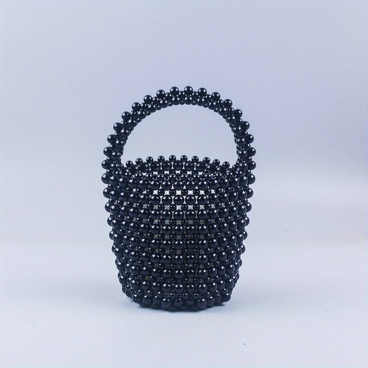 Mini Beaded Bucket Bag Handbag for Wedding Party Prom