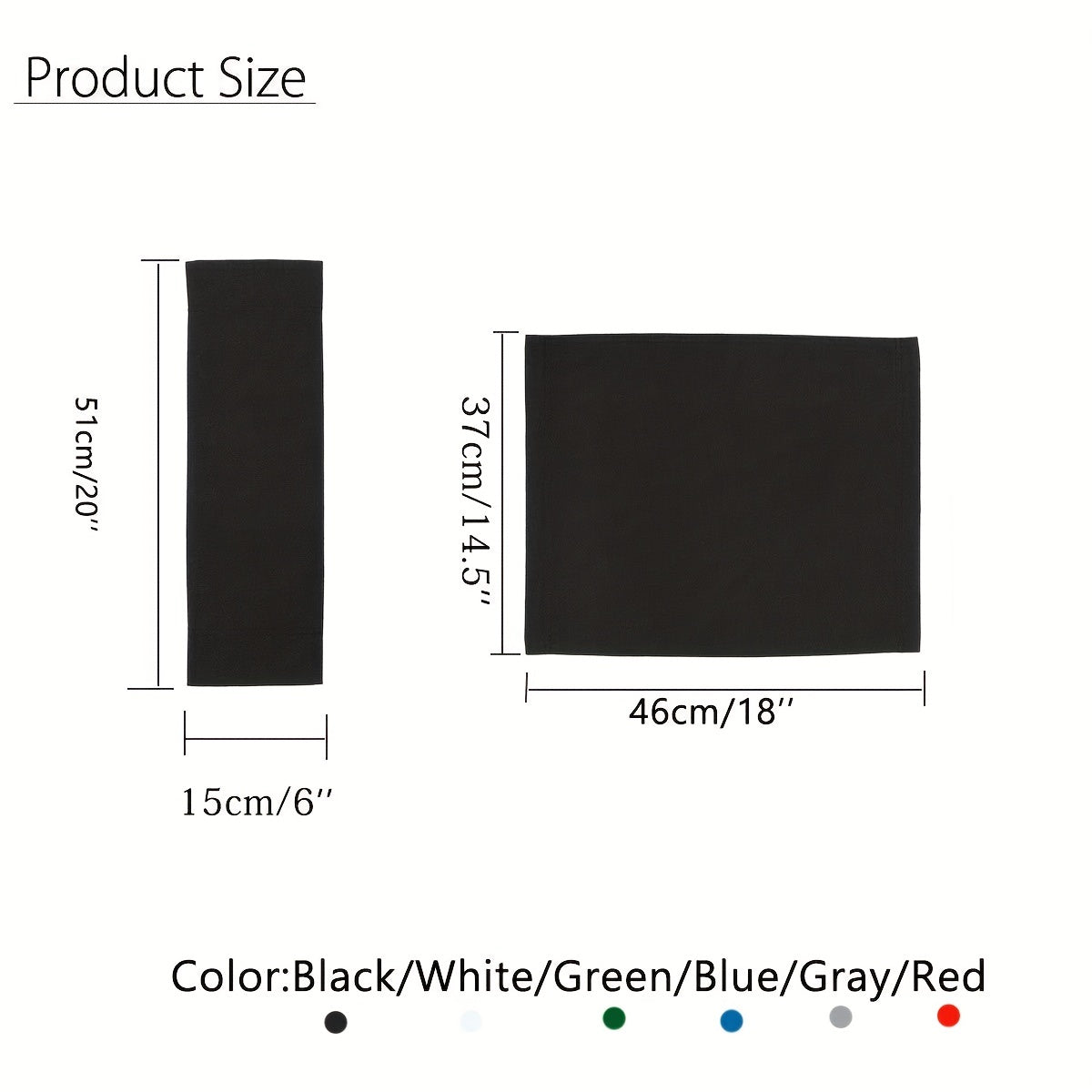 Canvas Replacement Cover Kit for 18'' Director Chairs Red Green Gray