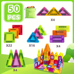 Mini Magnetic Building Blocks 3D Construction Toy Set for Kids